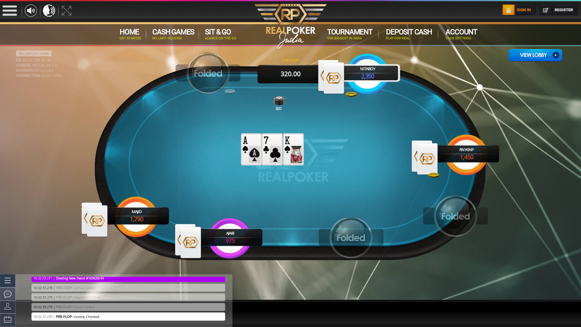 10 player poker in the 28th minute