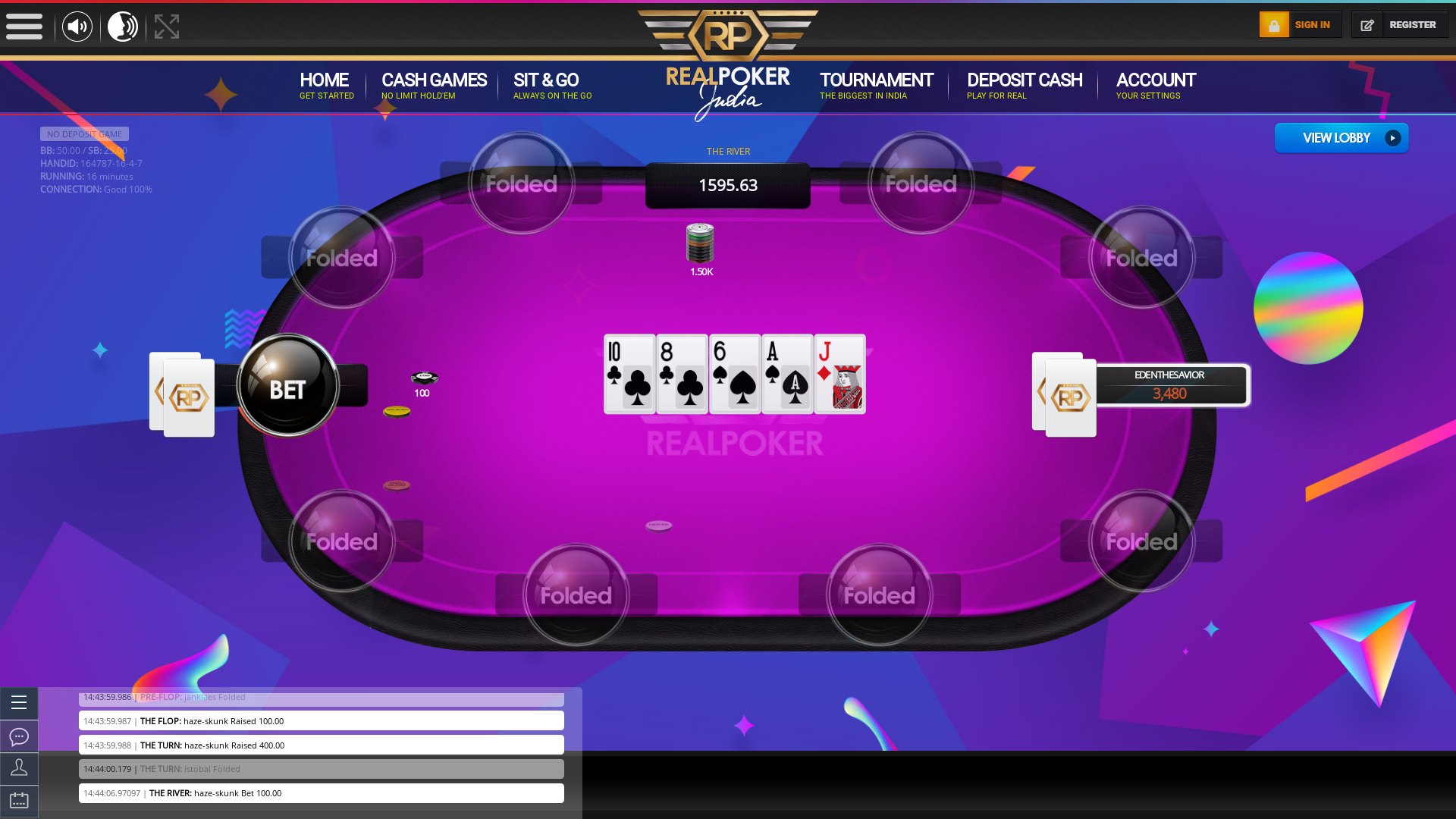 Allahabad 10 player poker in the 16th minute