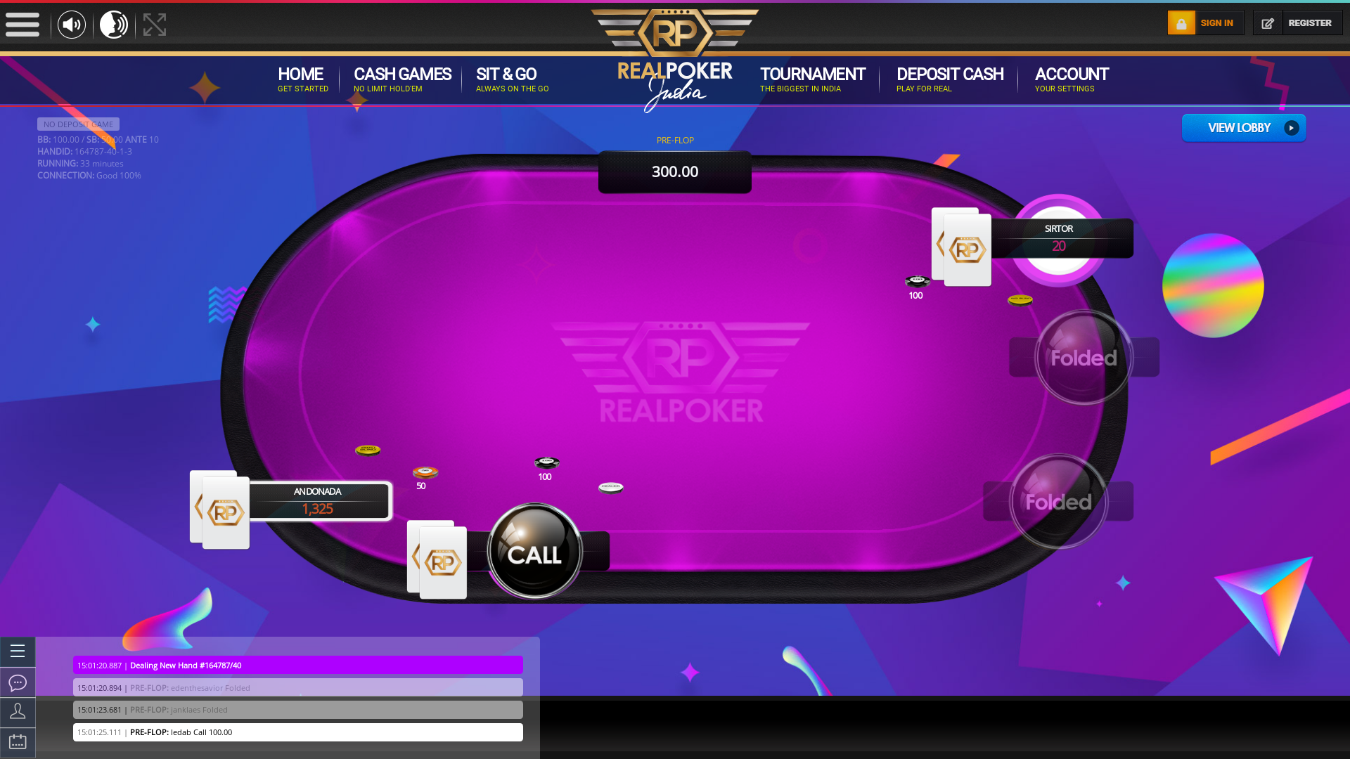 Allahabad 10 player poker in the 33rd minute