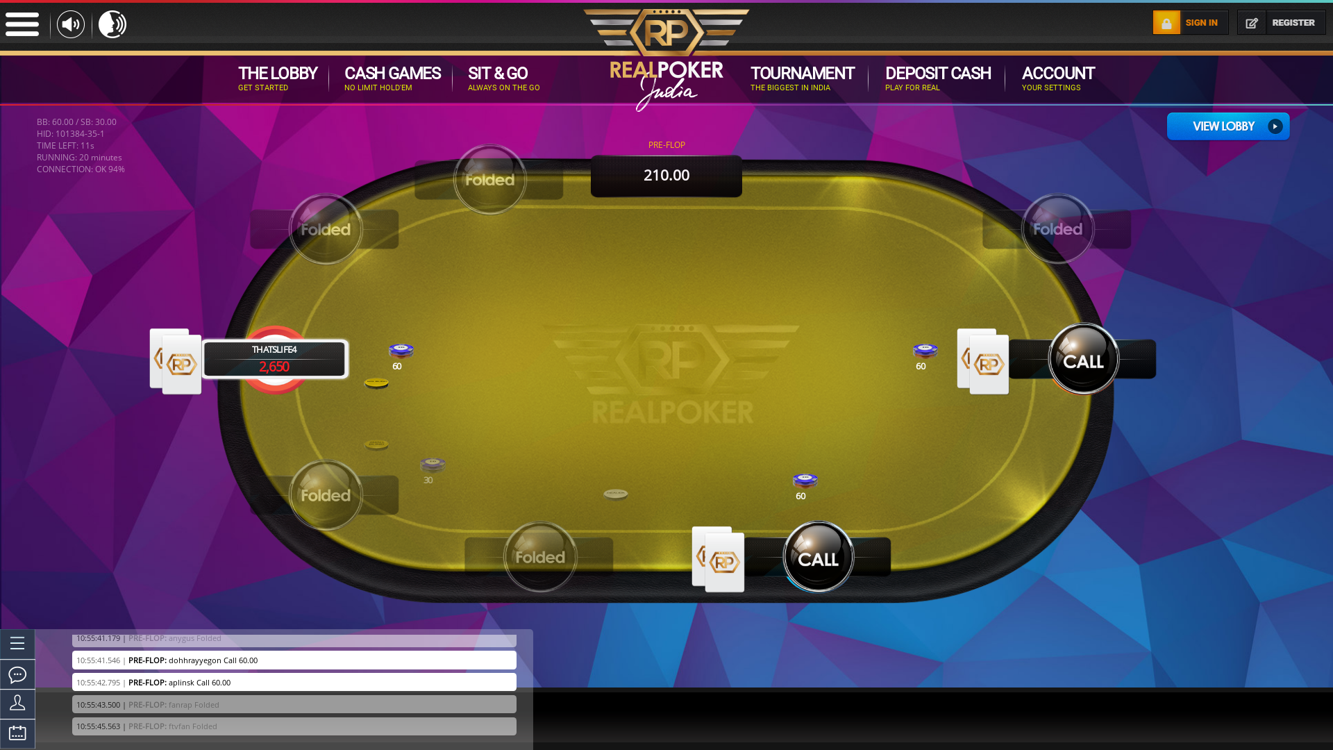 Bhubaneswar poker table on a 10 player table in the 20th minute