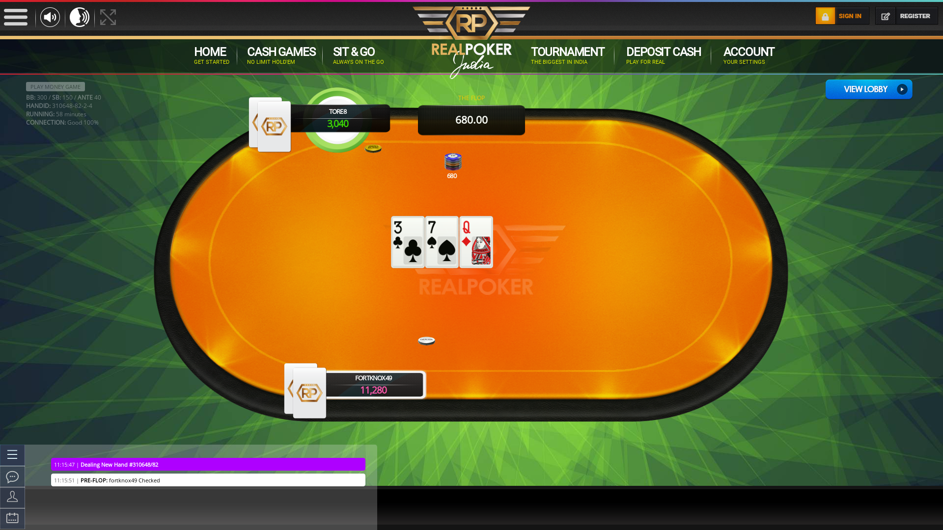 BTM Layout, Bangalore texas holdem poker table on a 10 player table in the 58th minute