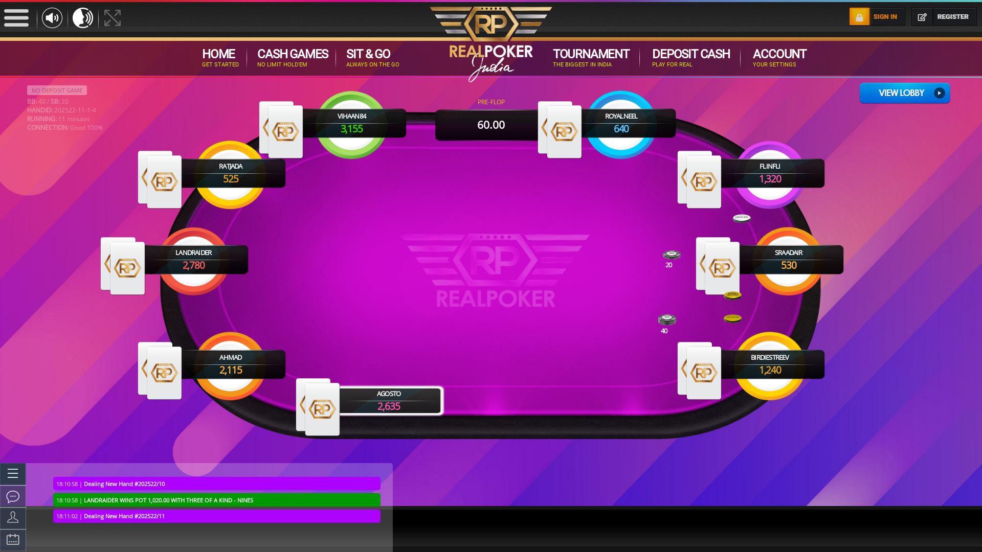 Sesharipuram, Bangalore Poker Website from September
