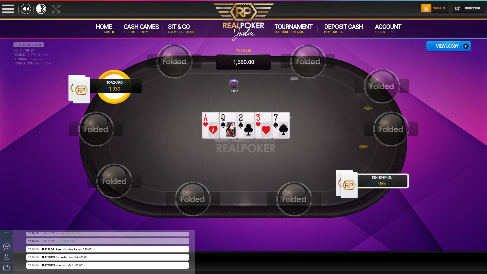 Indian 10 player poker in the 15th minute