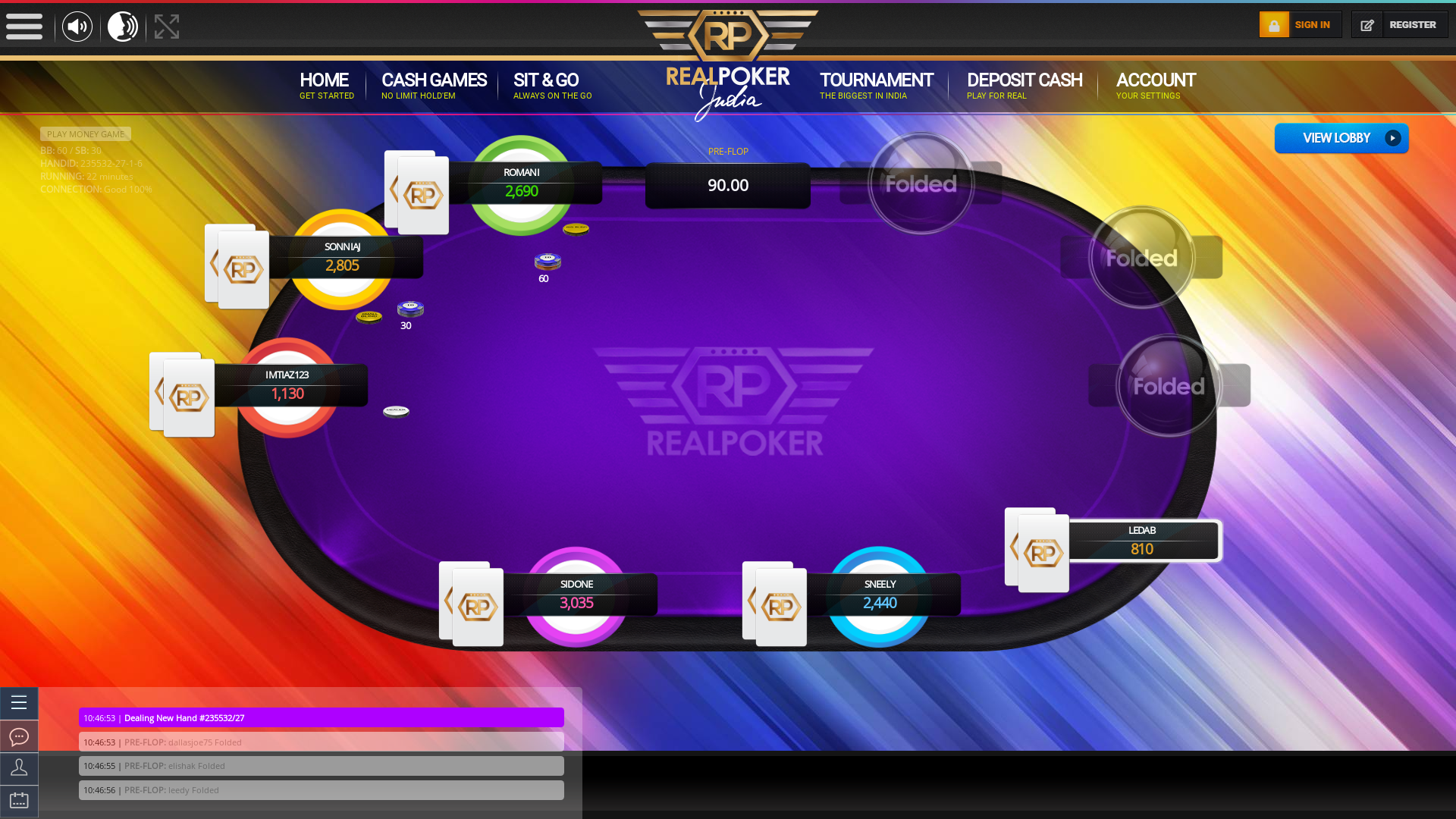 Indian 10 player poker in the 21st minute