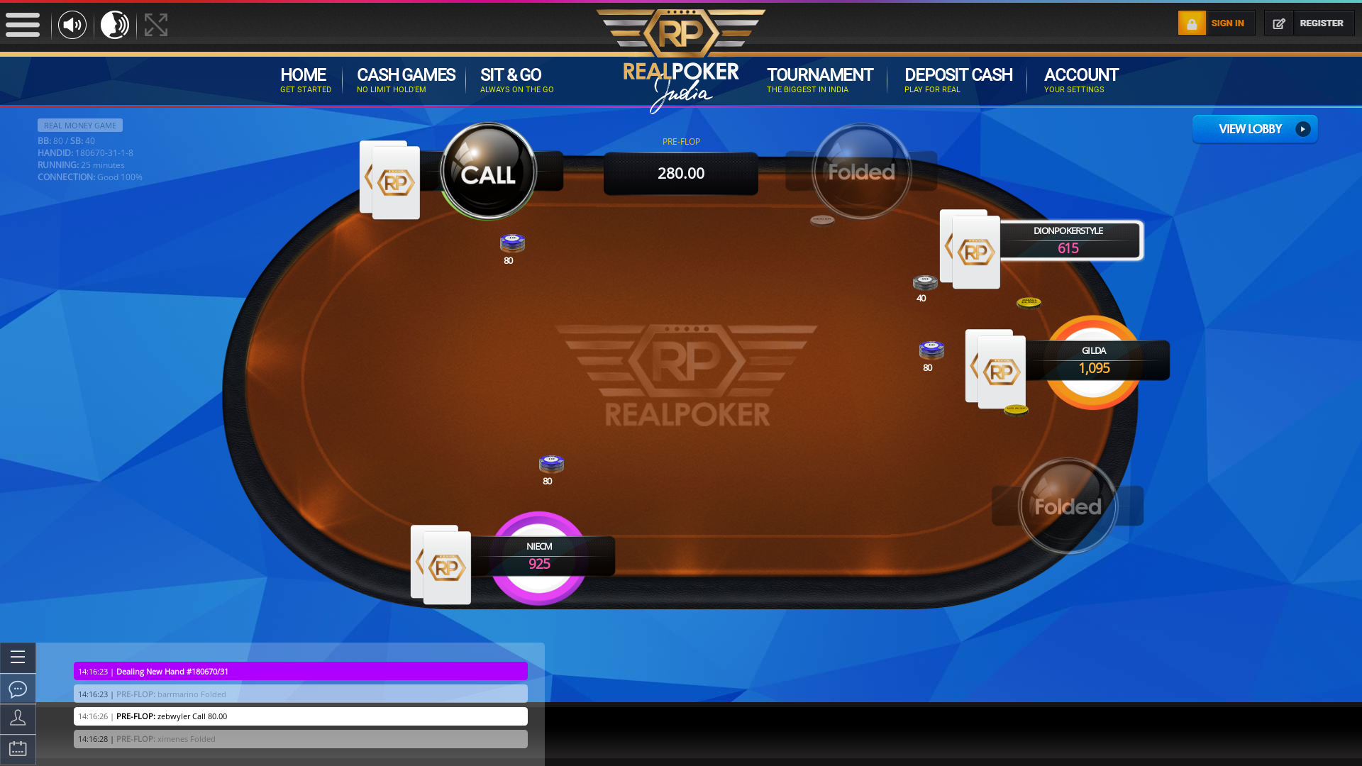 Indian 10 player poker in the 25th minute