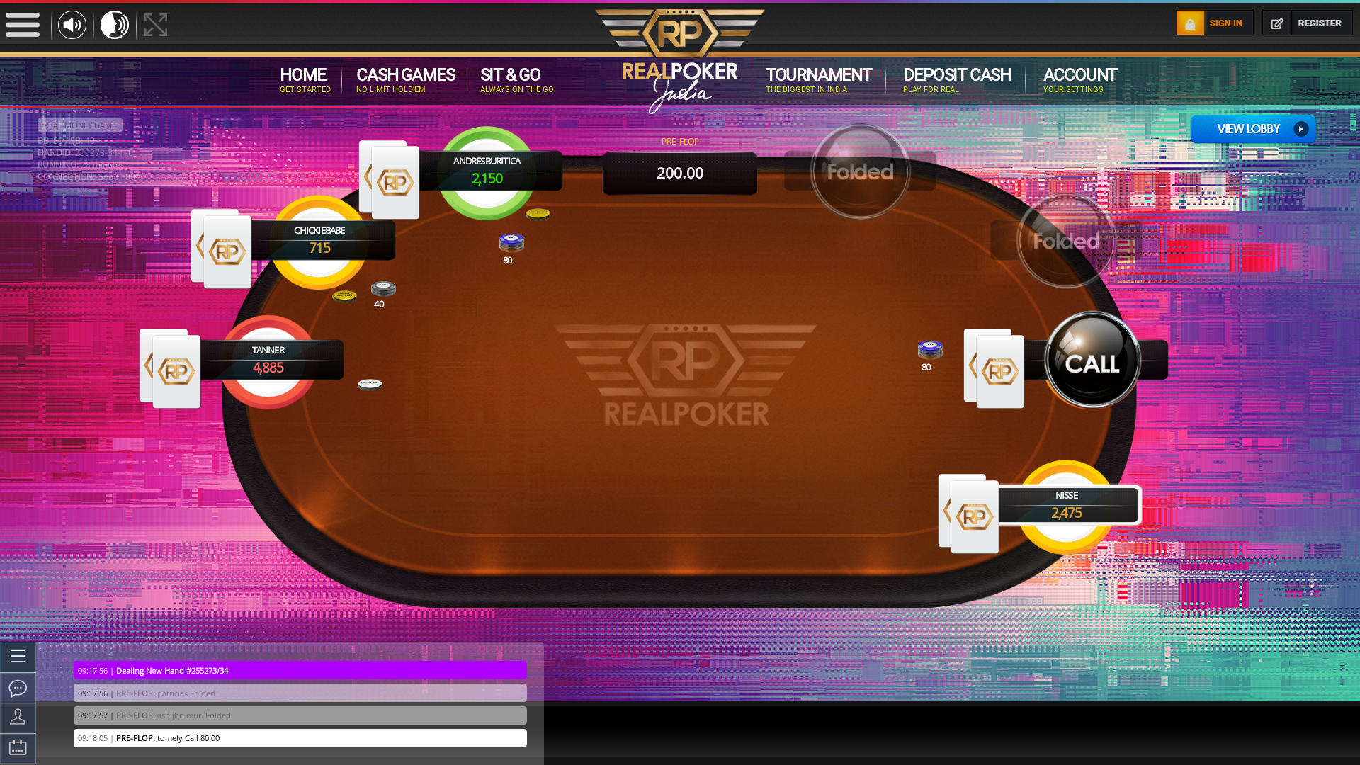 Indian 10 player poker in the 28th minute