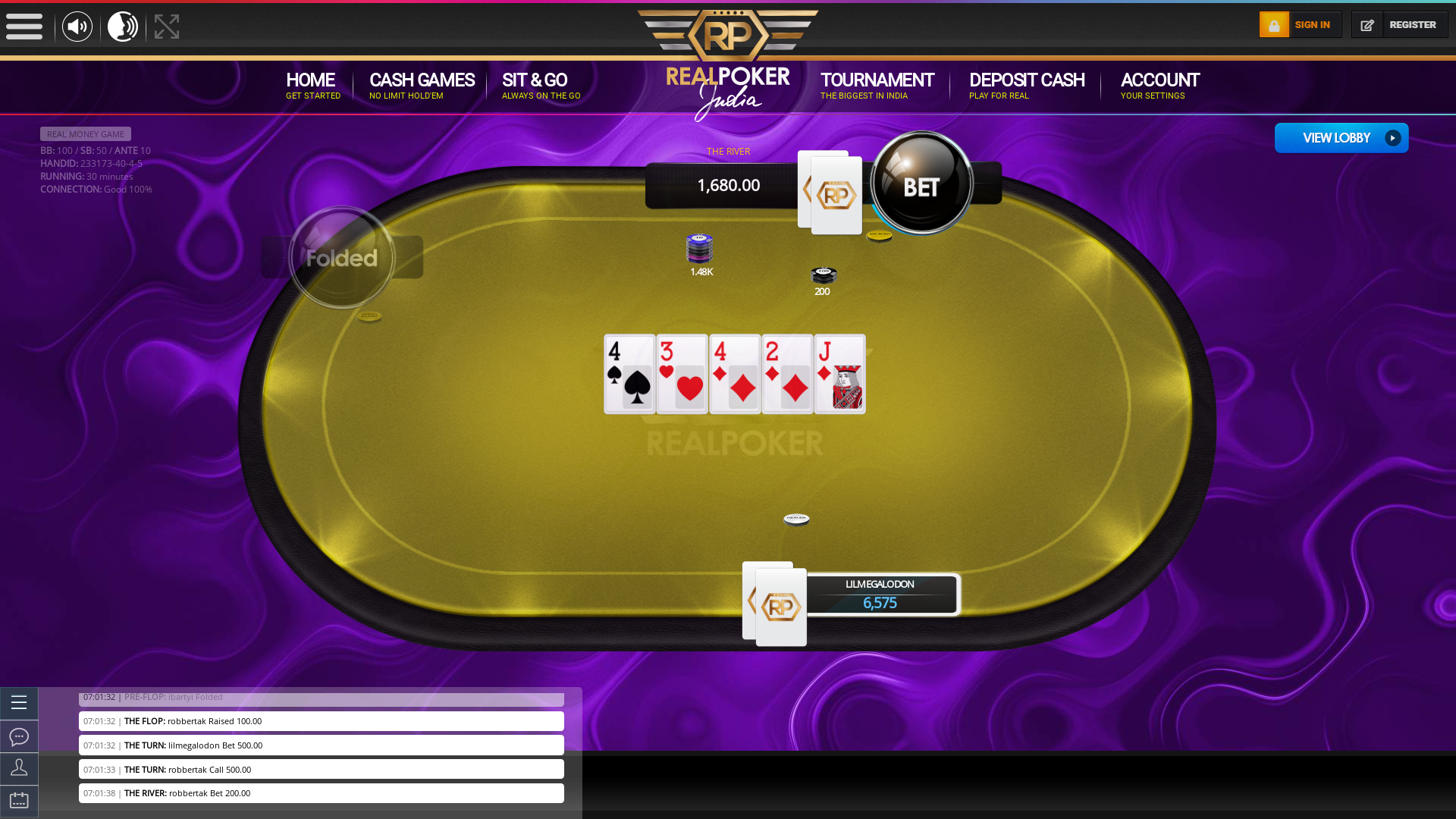 Indian 10 player poker in the 30th minute