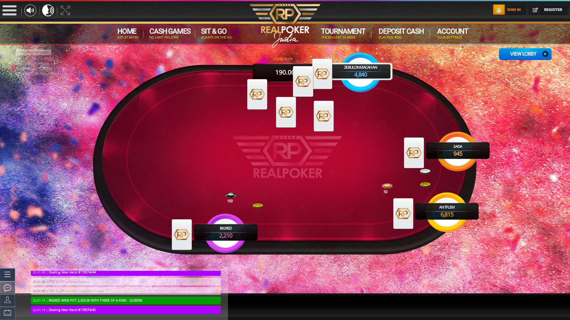 Indian 10 player poker in the 31st minute