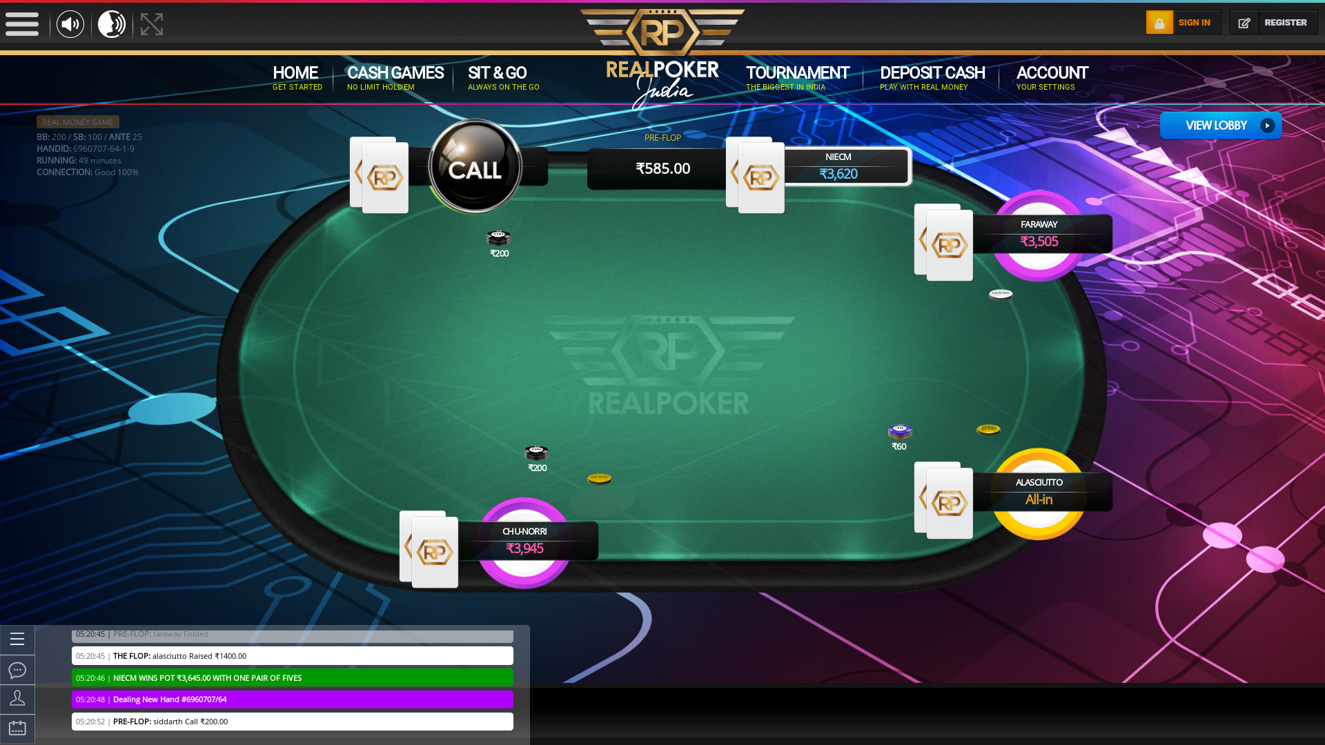 indian 10 player poker in the 49th minute