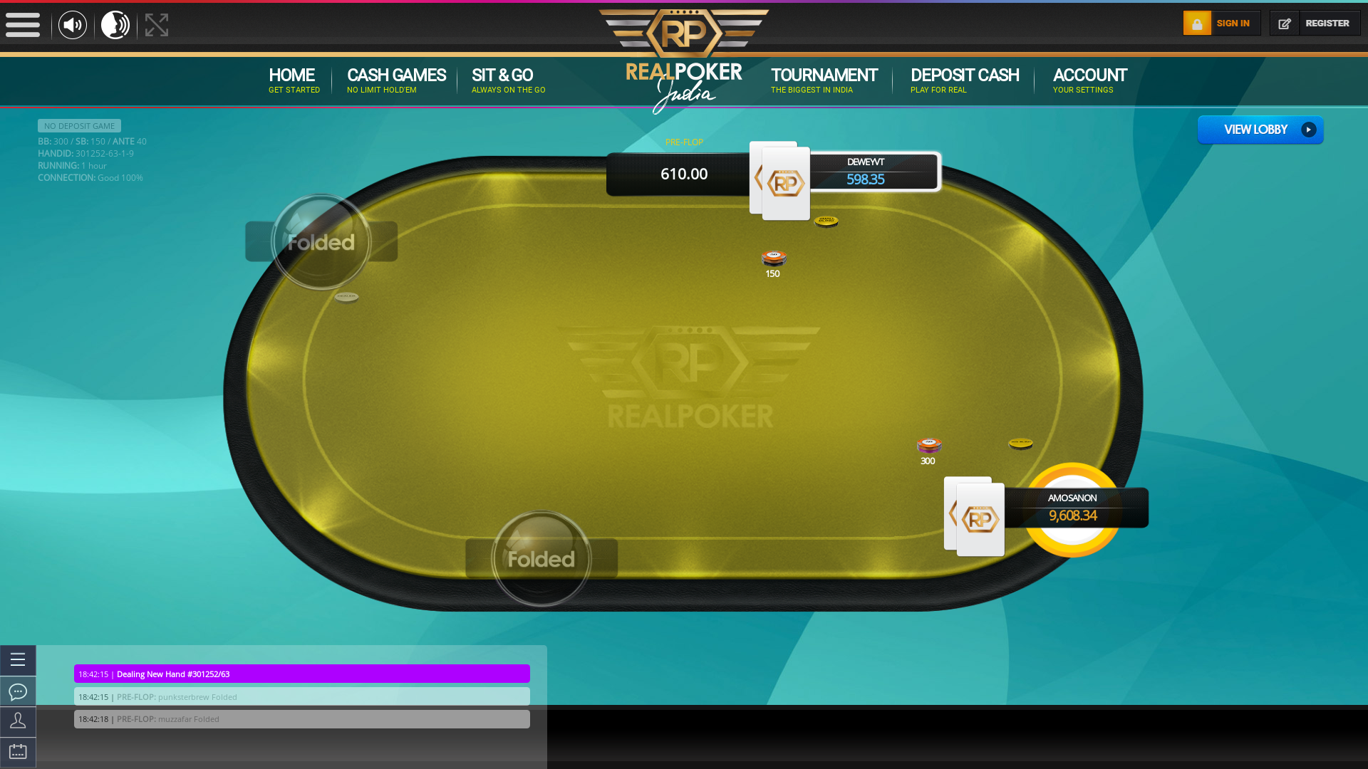 Indian 10 player poker in the 59th minute