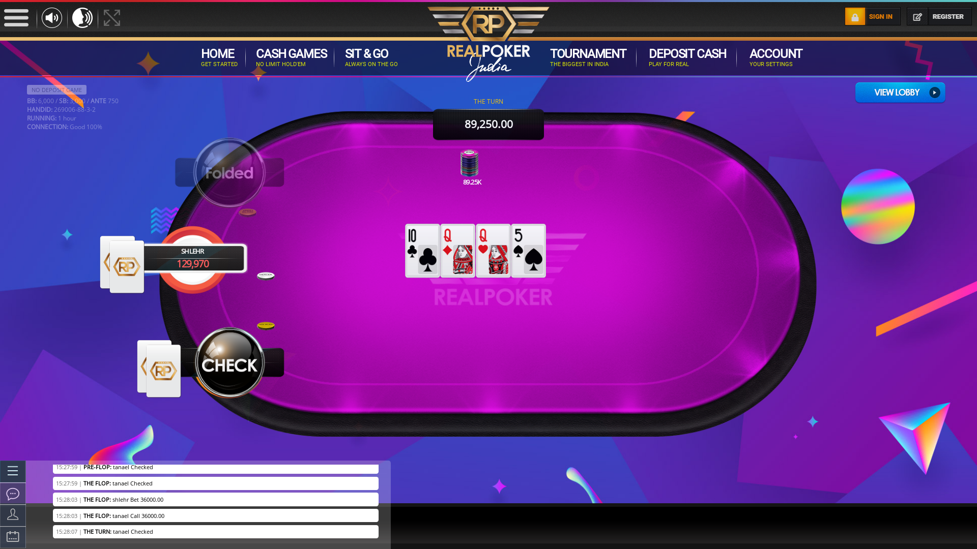 Indian 10 player poker in the 80th minute