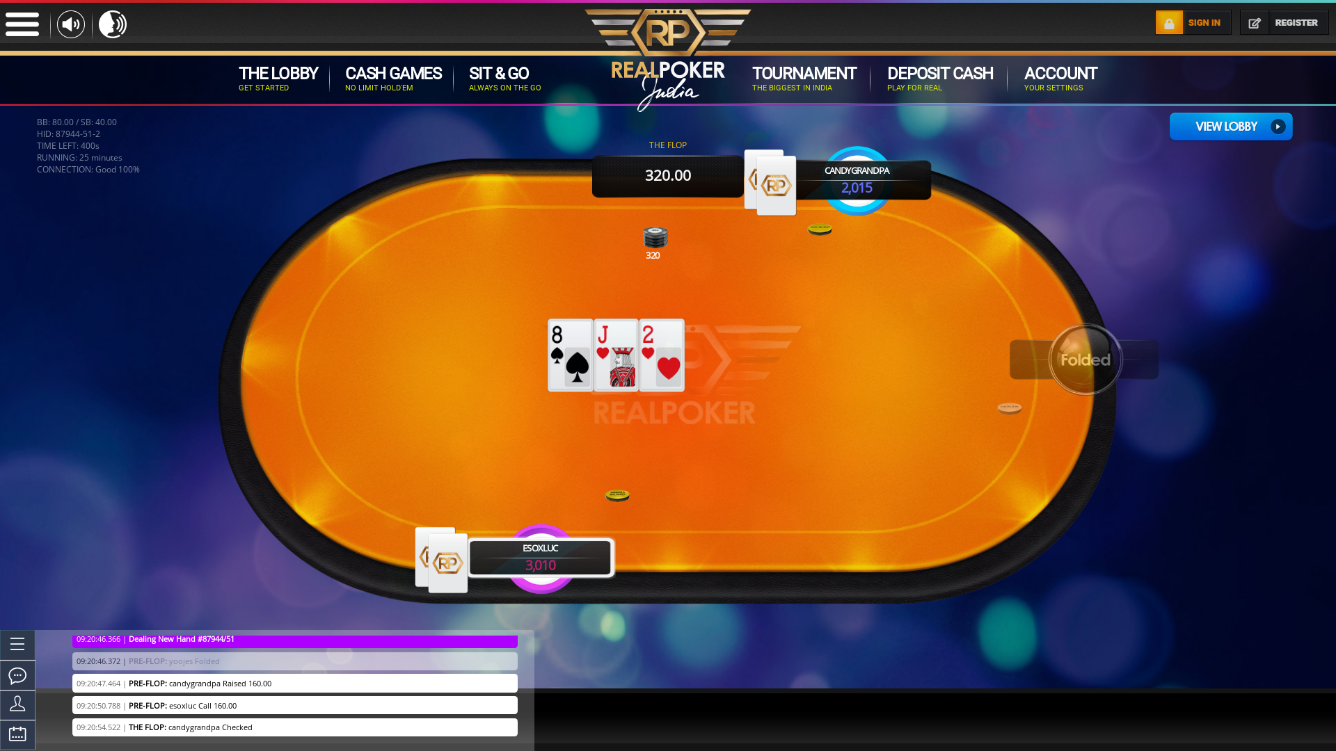 Indian 6 player poker in the 25th minute