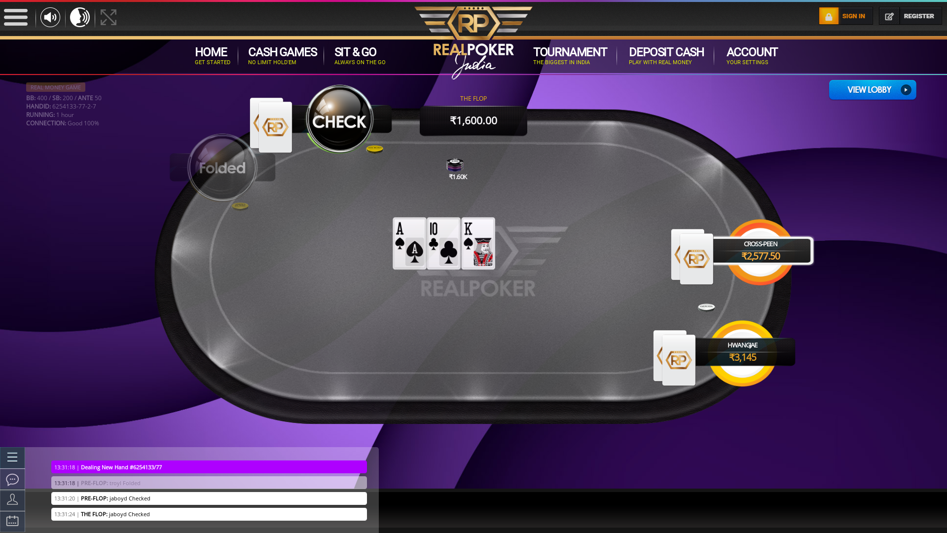 indian online poker on a 10 player table in the 60th minute match up