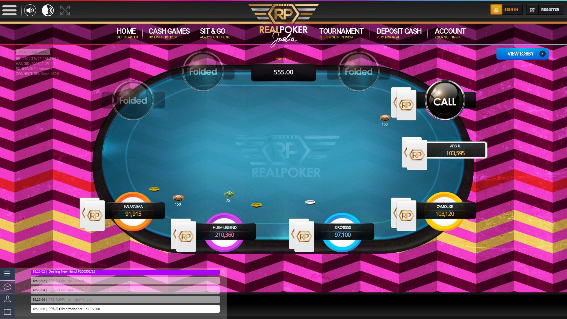 Mandovi River online poker