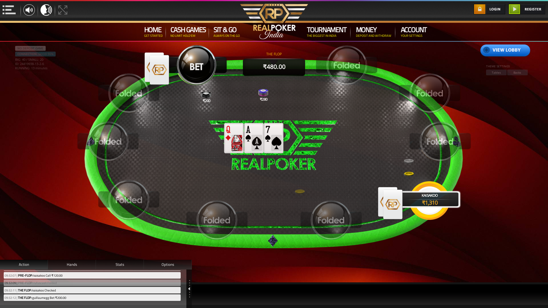 Real poker 10 player table in the 12th minute