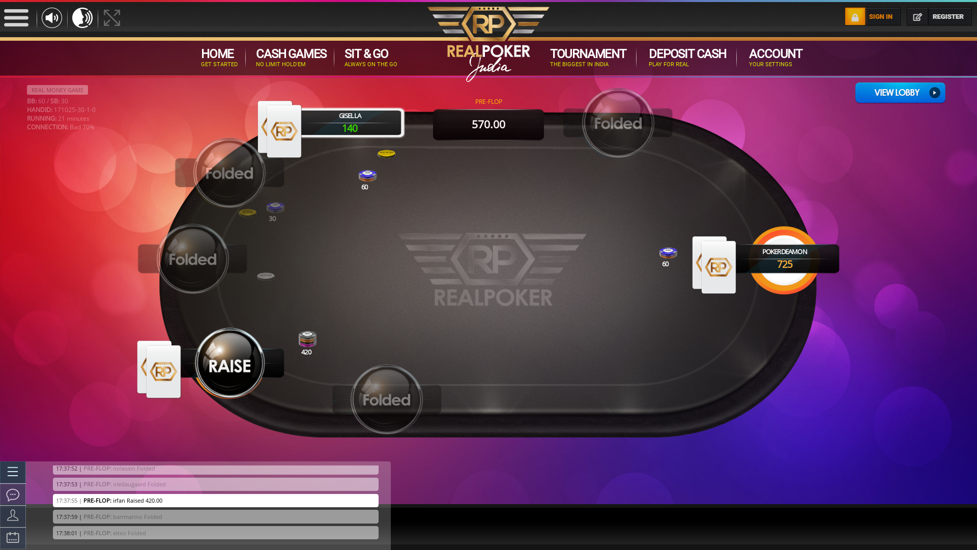 Real poker 10 player table in the 2 match