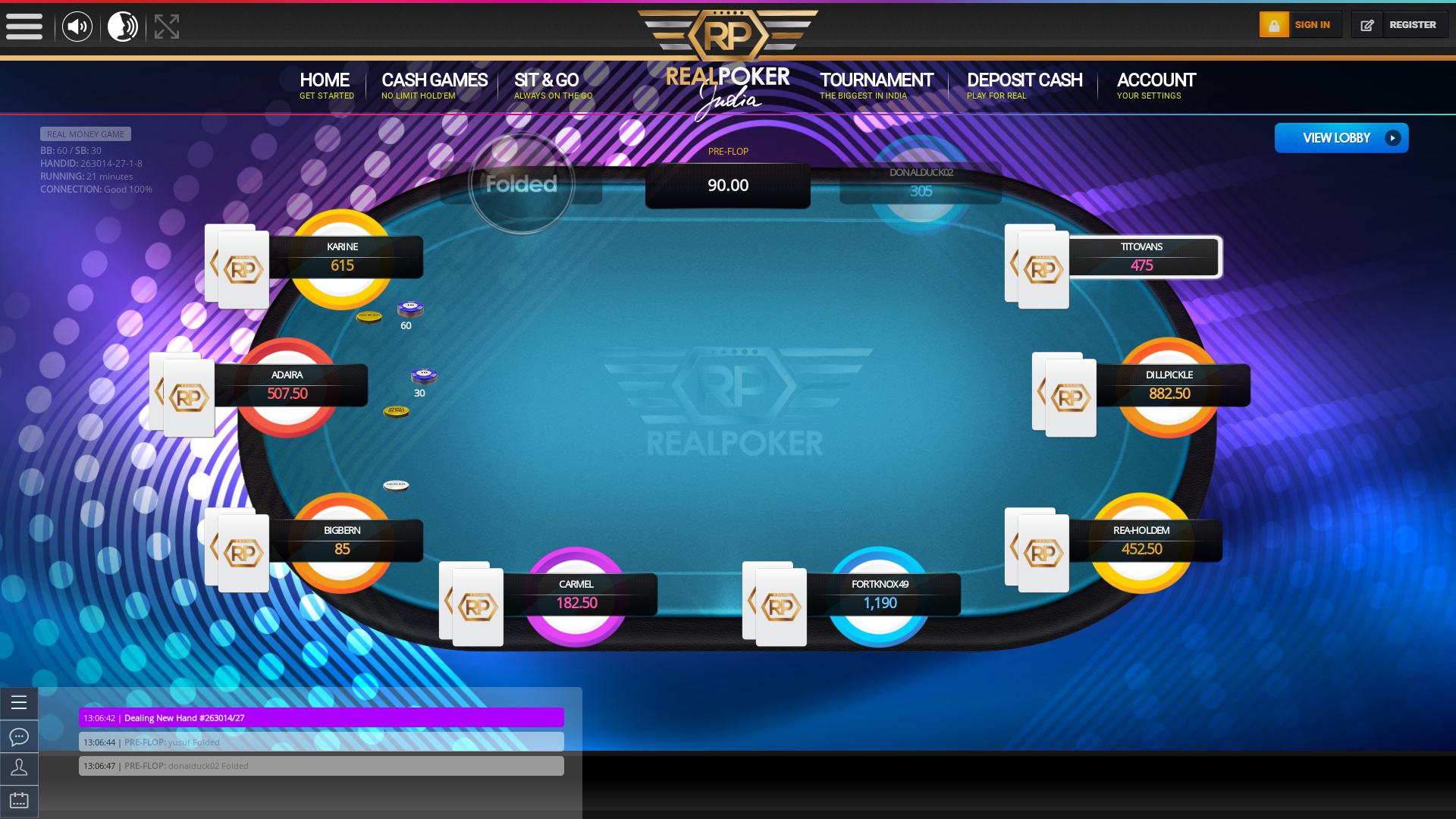 Real poker 10 player table in the 2 match