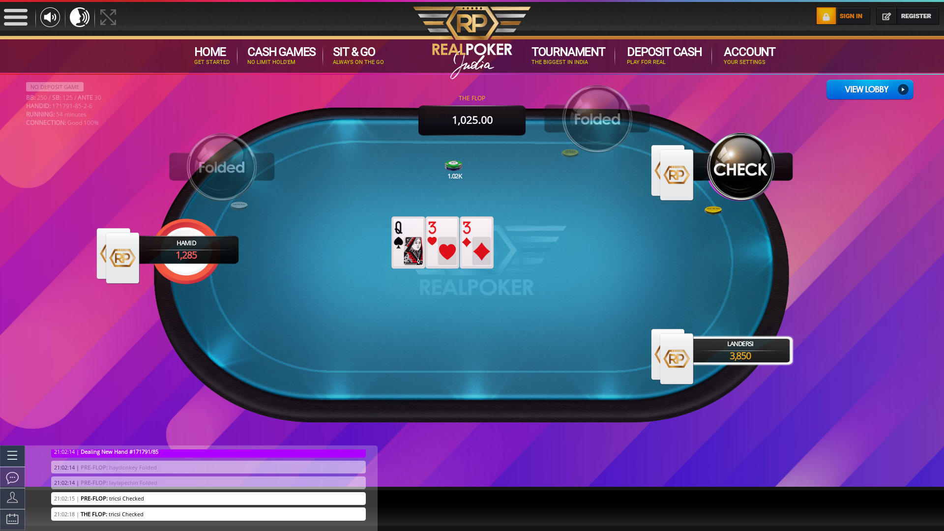 Real poker 10 player table in the 54th minute