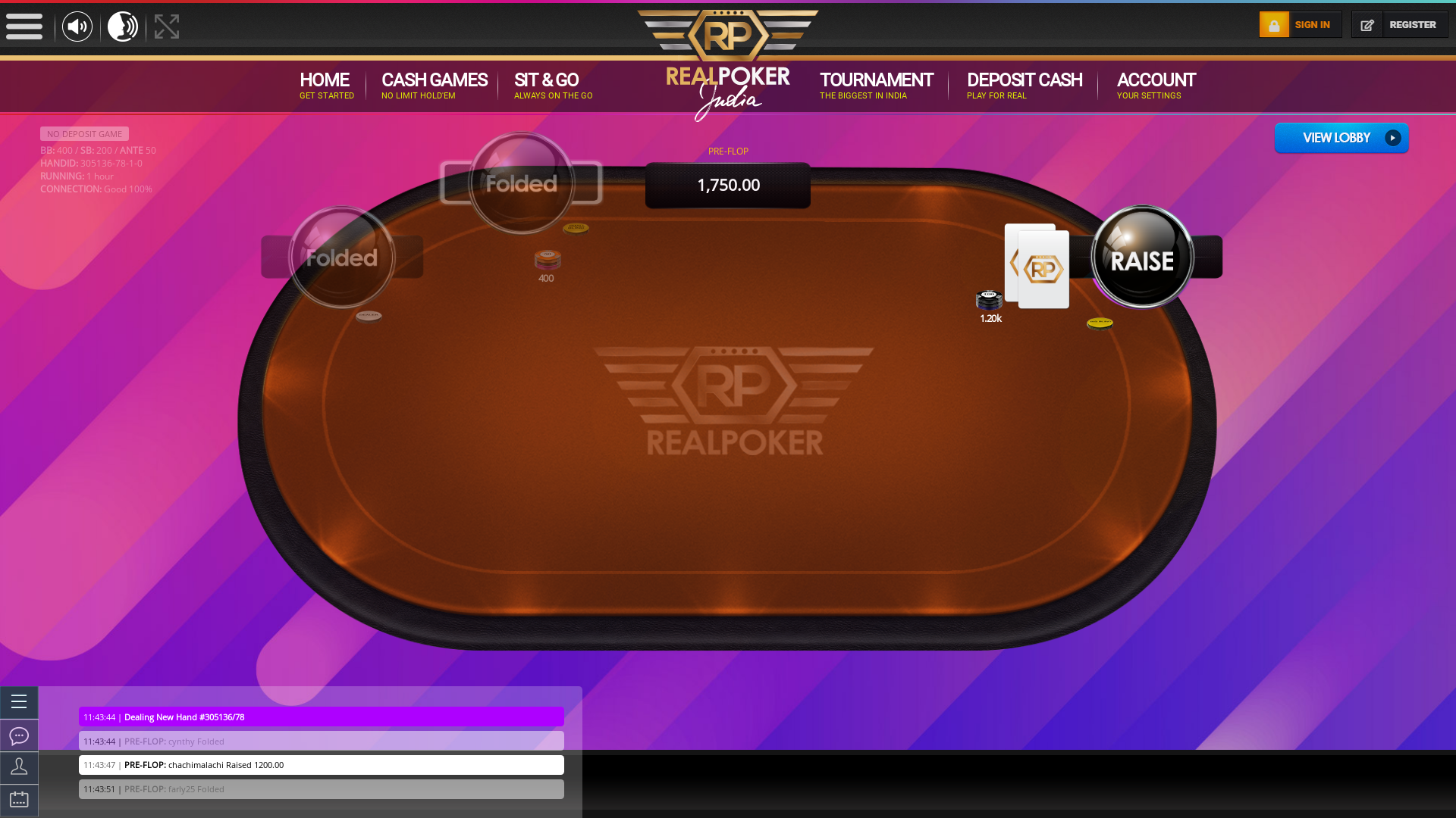 Real poker 10 player table in the 6 match