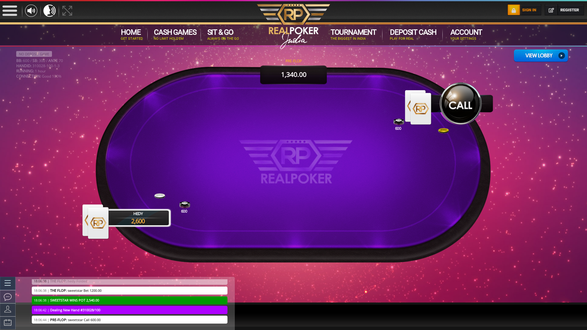 Real poker 10 player table in the 71st minute