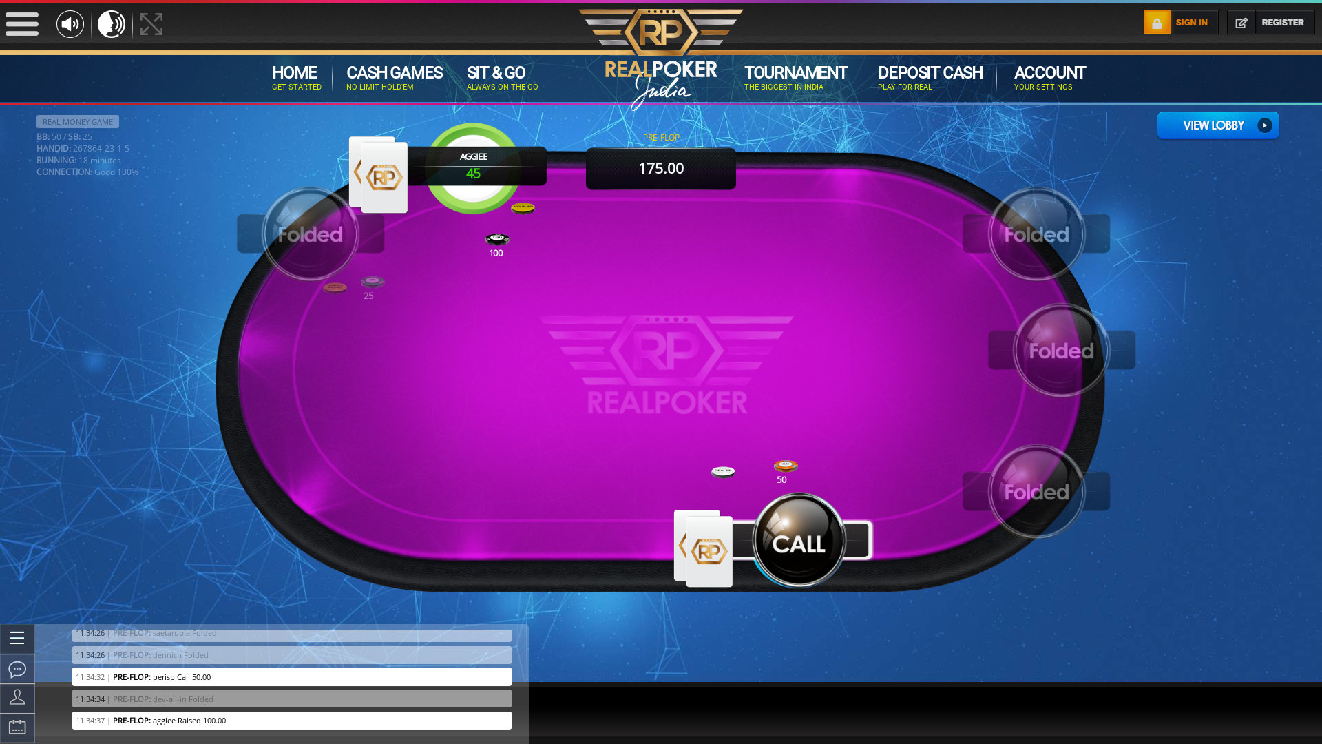 Santa Cruz, Mumbai poker table on a 10 player table in the 17th minute of the match